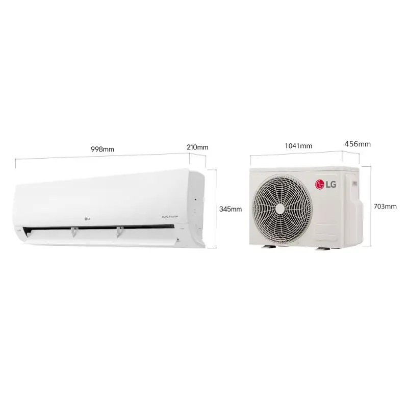 Lg AIRE ACONDICIONADO SPLIT DUAL INVERTER 24000BTU KW MANAGER THINQ VM242C
